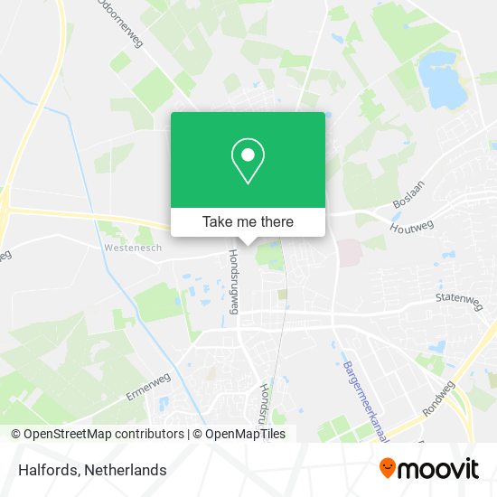 Halfords map