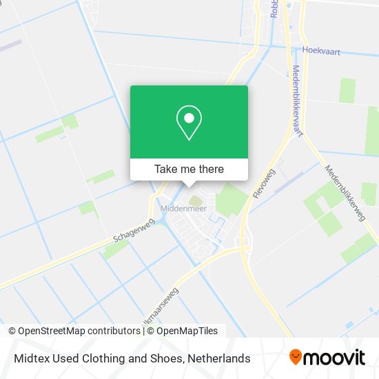 Midtex Used Clothing and Shoes map