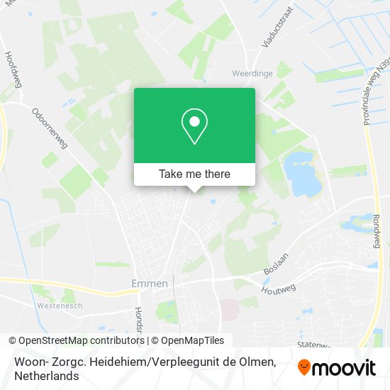 Woon- Zorgc. Heidehiem / Verpleegunit de Olmen map