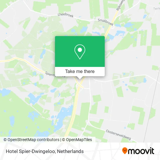 Hotel Spier-Dwingeloo map