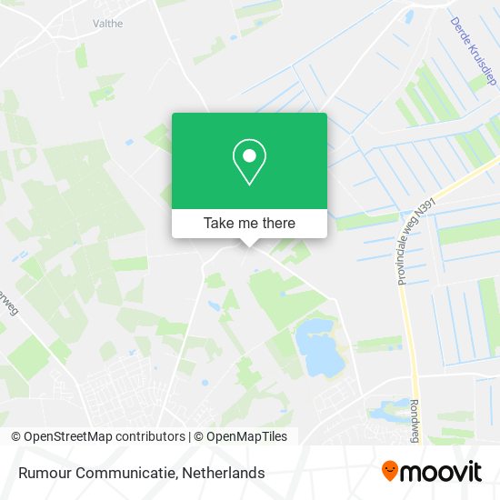 Rumour Communicatie map