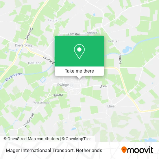 Mager Internationaal Transport map