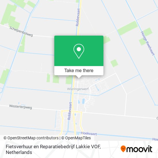 Fietsverhuur en Reparatiebedrijf Lakkie VOF map