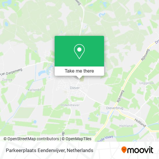 Parkeerplaats Eendenvijver map