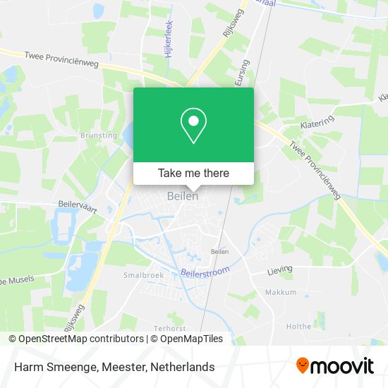 Harm Smeenge, Meester map