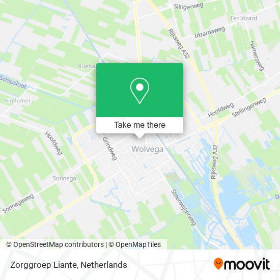 Zorggroep Liante map