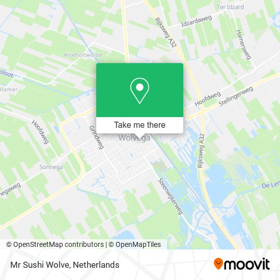 Mr Sushi Wolve map