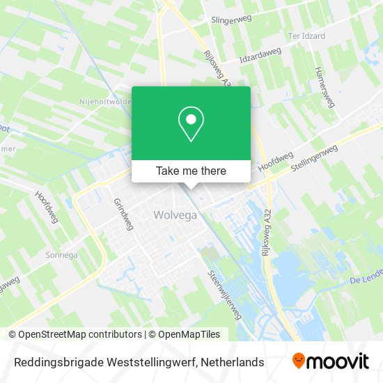 Reddingsbrigade Weststellingwerf Karte