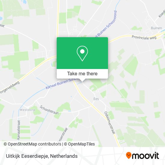 Uitkijk Eeserdiepje map