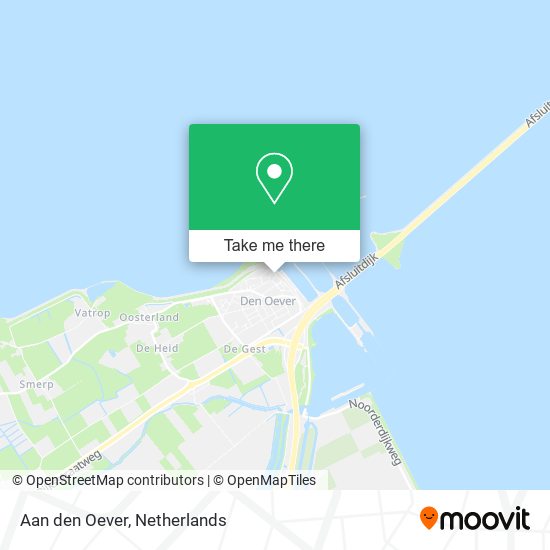 Aan den Oever map