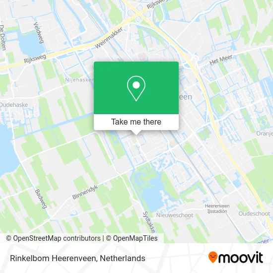 Rinkelbom Heerenveen map