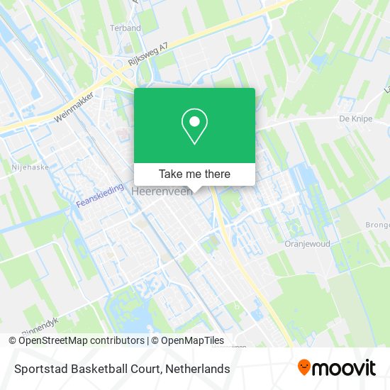 Sportstad Basketball Court Karte