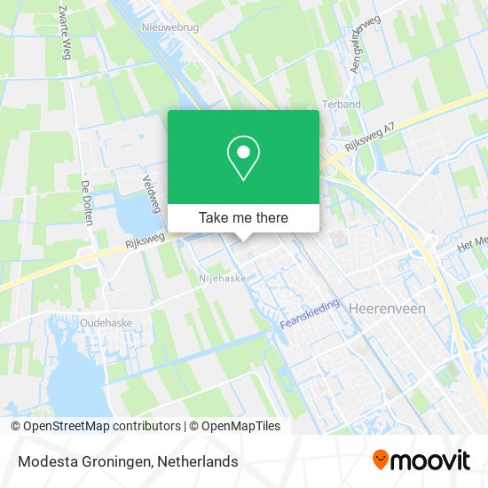 Modesta Groningen map