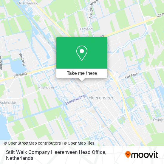 Stilt Walk Company Heerenveen Head Office map