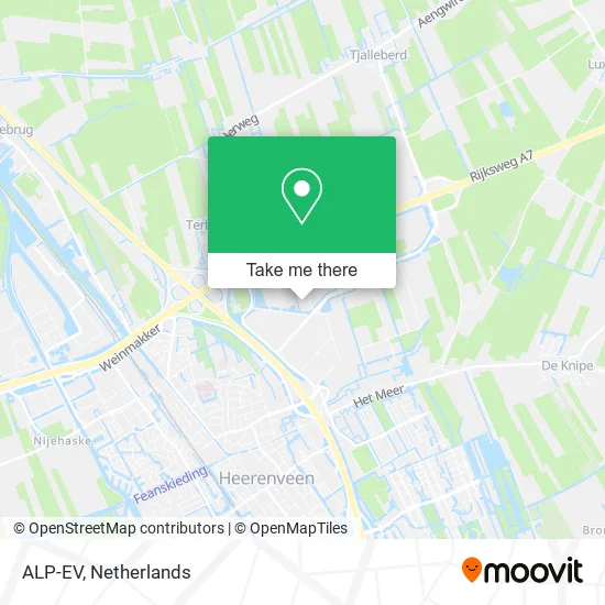 ALP-EV map