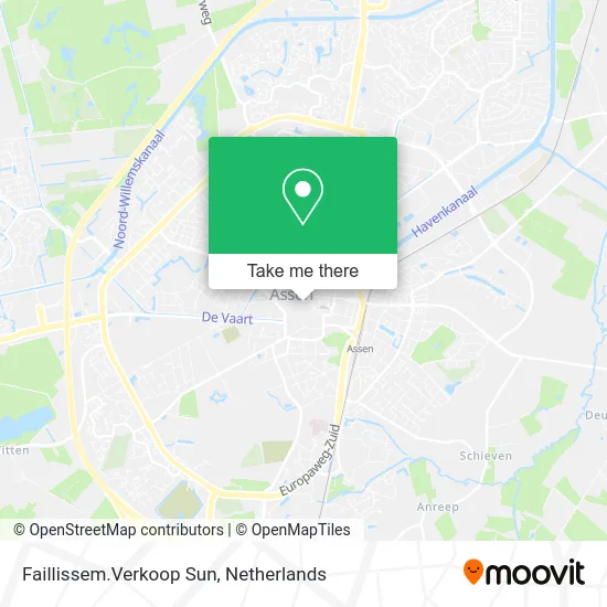 Faillissem.Verkoop Sun map