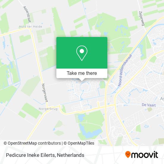 Pedicure Ineke Eilerts map