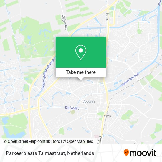 Parkeerplaats Talmastraat Karte