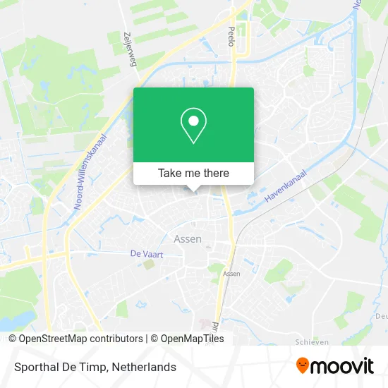 Sporthal De Timp map