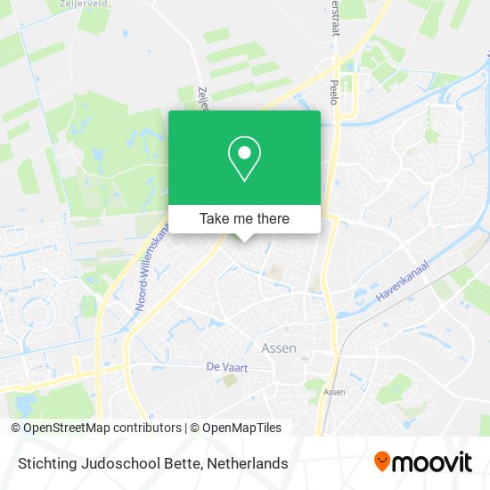 Stichting Judoschool Bette map