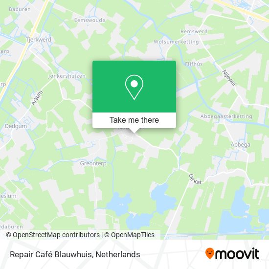 Repair Café Blauwhuis map