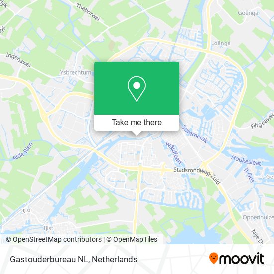 Gastouderbureau NL map