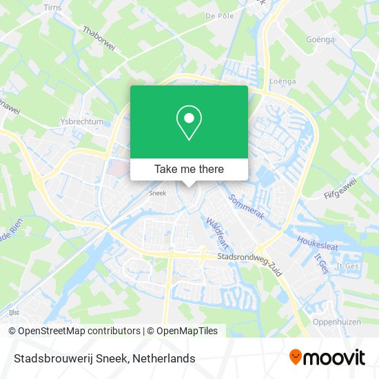 Stadsbrouwerij Sneek map