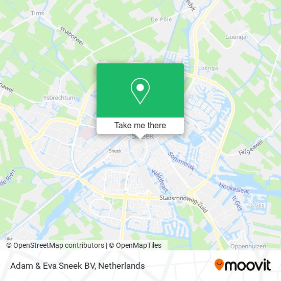 Adam & Eva Sneek BV map