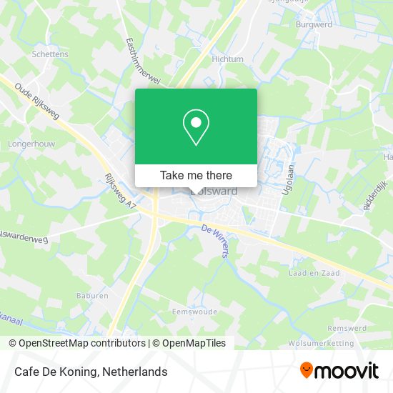 Cafe De Koning map