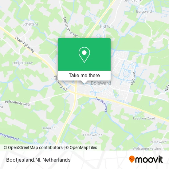 Bootjesland.Nl map