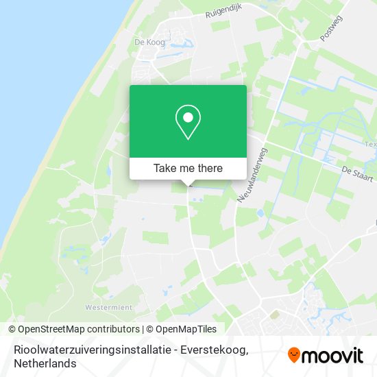 Rioolwaterzuiveringsinstallatie - Everstekoog map