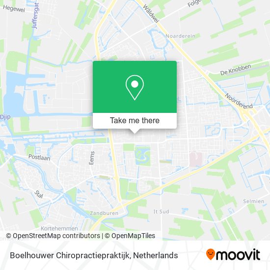 Boelhouwer Chiropractiepraktijk map