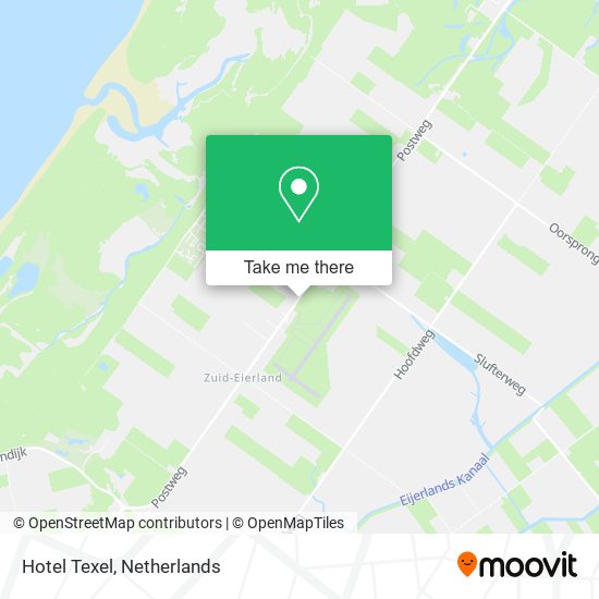 Hotel Texel map