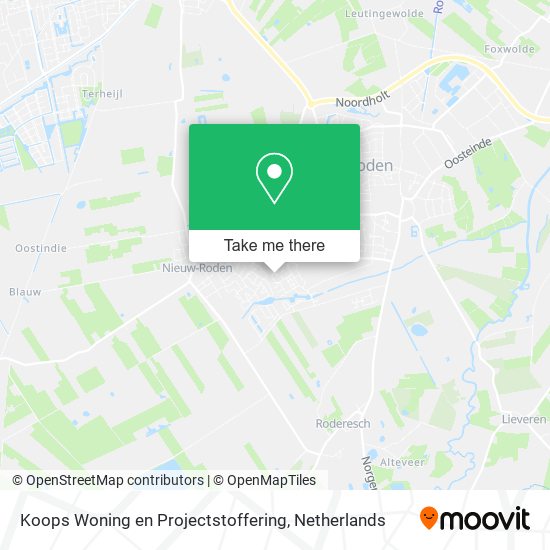 Koops Woning en Projectstoffering Karte