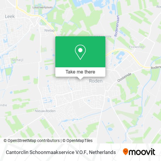 Cantorclin Schoonmaakservice V.O.F. map