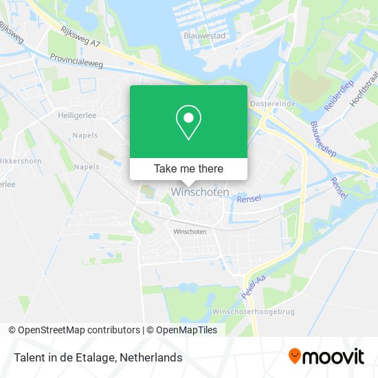 Talent in de Etalage map