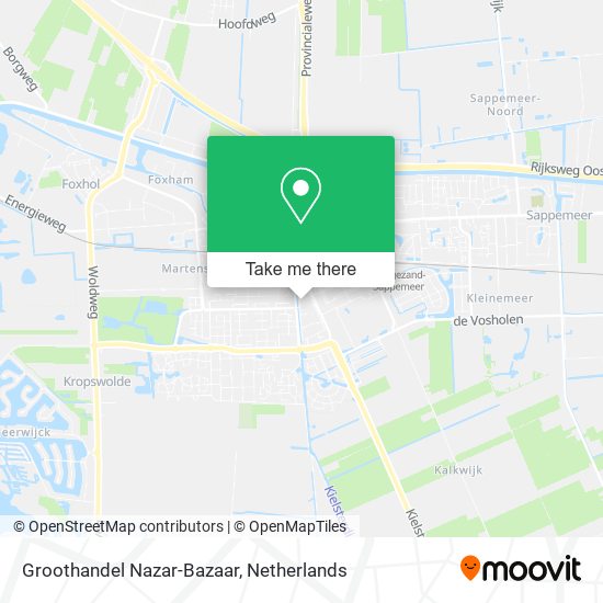 Groothandel Nazar-Bazaar map