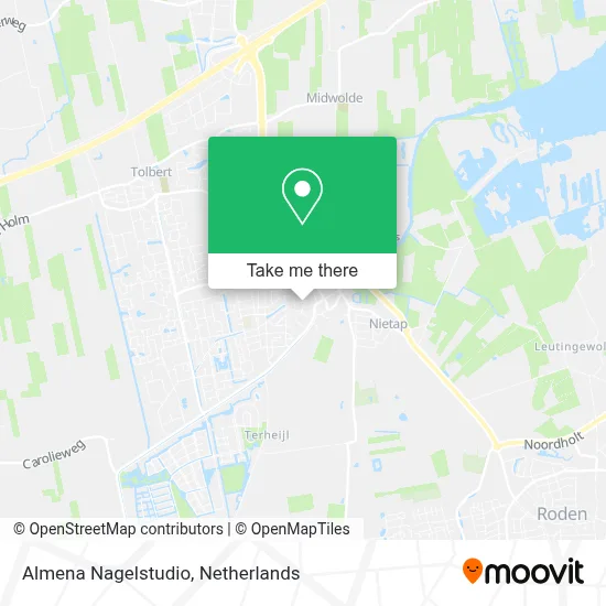 Almena Nagelstudio map