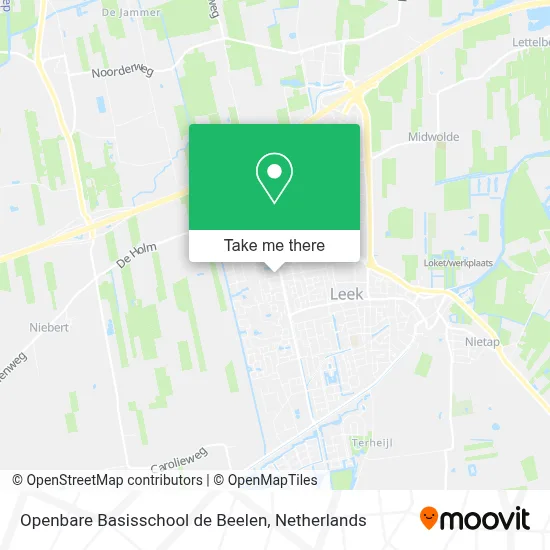 Openbare Basisschool de Beelen map