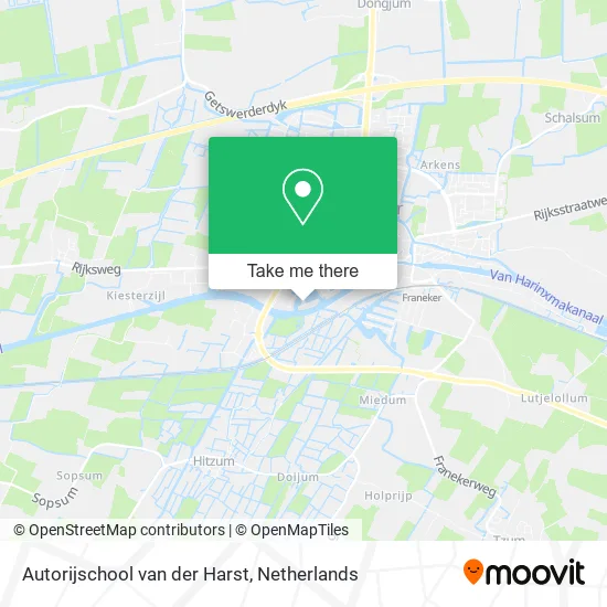 Autorijschool van der Harst map