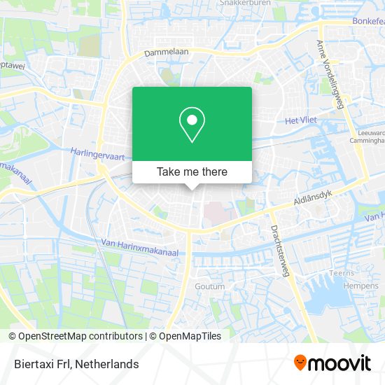 Biertaxi Frl map