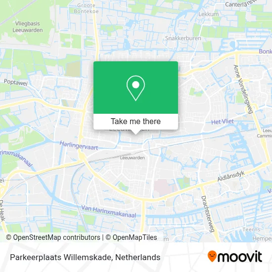 Parkeerplaats Willemskade map