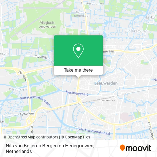Nils van Beijeren Bergen en Henegouwen map