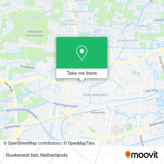 Roekenest het map