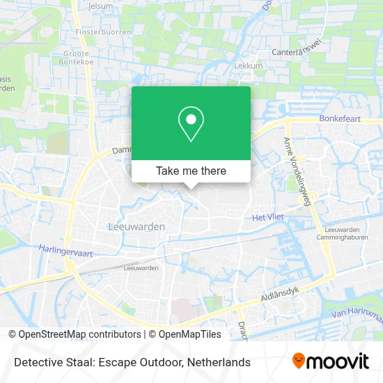 Detective Staal: Escape Outdoor map