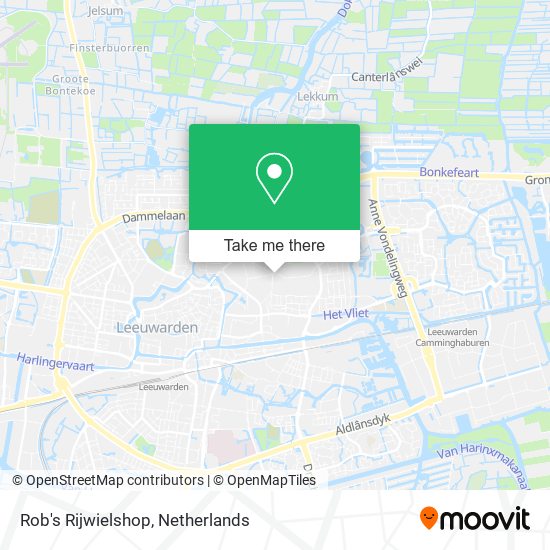 Rob's Rijwielshop map