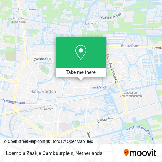 Loempia Zaakje Cambuurplein map