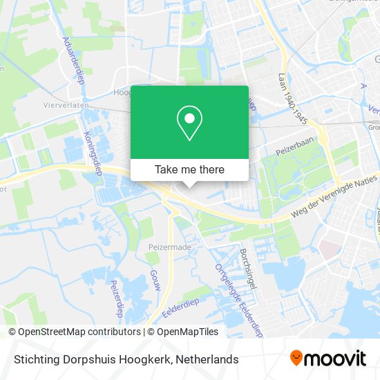 Stichting Dorpshuis Hoogkerk Karte