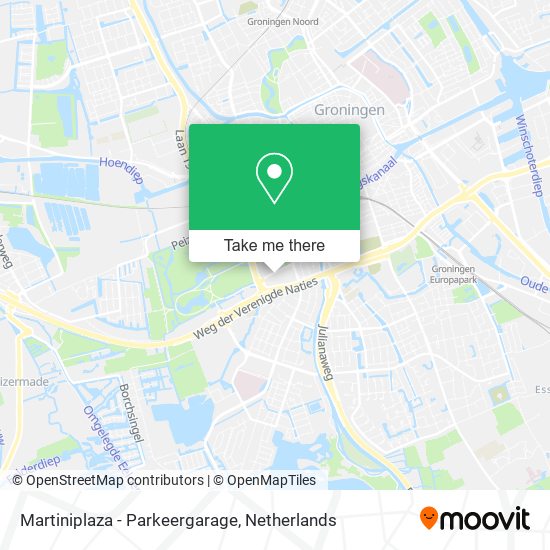 Martiniplaza - Parkeergarage map