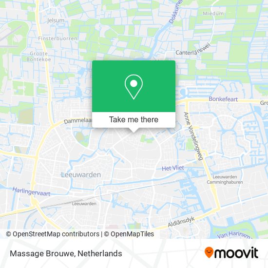 Massage Brouwe map